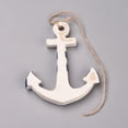 thumbnail image 2 of 2pcs Hanging Resin Decorations Mediterranean style Wall Decoration Anchor Blue 111x90x10.5mm, 2 of 2