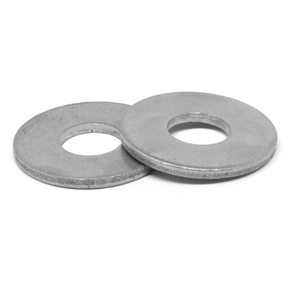 #8 Flat Washer SAE Pattern Low Carbon Steel Plain Finish Pk 1000