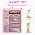 thumbnail image 5 of 21st Birthday Gifts for Her, Gift for 21 Year Old Female, 21st Birthday Decorations Blanket for Her, 21st Birthday Gift Ideas for Sisters Friend, Soft Cozy Flannel Throw Blanket for Bed Sofa Christmas, 5 of 6