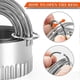 thumbnail image 4 of Biscuit Cutters Set,Stainless Steel Round Cookies Cutter for Baking,Wave Cookie Cutter Set with Handle, 4 of 4