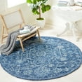 thumbnail image 2 of SAFAVIEH Metro Ognena Medallion Area Rug, Blue, 6' x 6' Round, 2 of 8