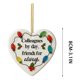 thumbnail image 3 of Decoración acrílica colgante en forma de corazón - 8 cm acabado mate con cuerda dorada - adorno opaco plano de 3 mm de grosor para regalos cálidos y celebraciones, 3 of 6
