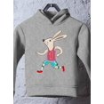 thumbnail image 3 of Rabbit Runner Hoodie Toddler -Image by Shutterstock,  5 Toddler, 3 of 4