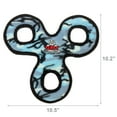 thumbnail image 6 of Tuffy Junior 3WayTug Camo Blue Durable Plush Dog Toy, 6 of 8