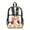 Corgi Dog Daisy Beige, variant on SEANATIVE PVC School Bag for Kids Clear Daypack Transparent Backpack See Through Bookbag Stylish Clear Bag with Front Pocket for Boys Girls, Cat Flower Paw