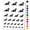 Black, variant on Running American Paint Horse Water Resistant Temporary Tattoo Set Fake Body Art Collection - Purple