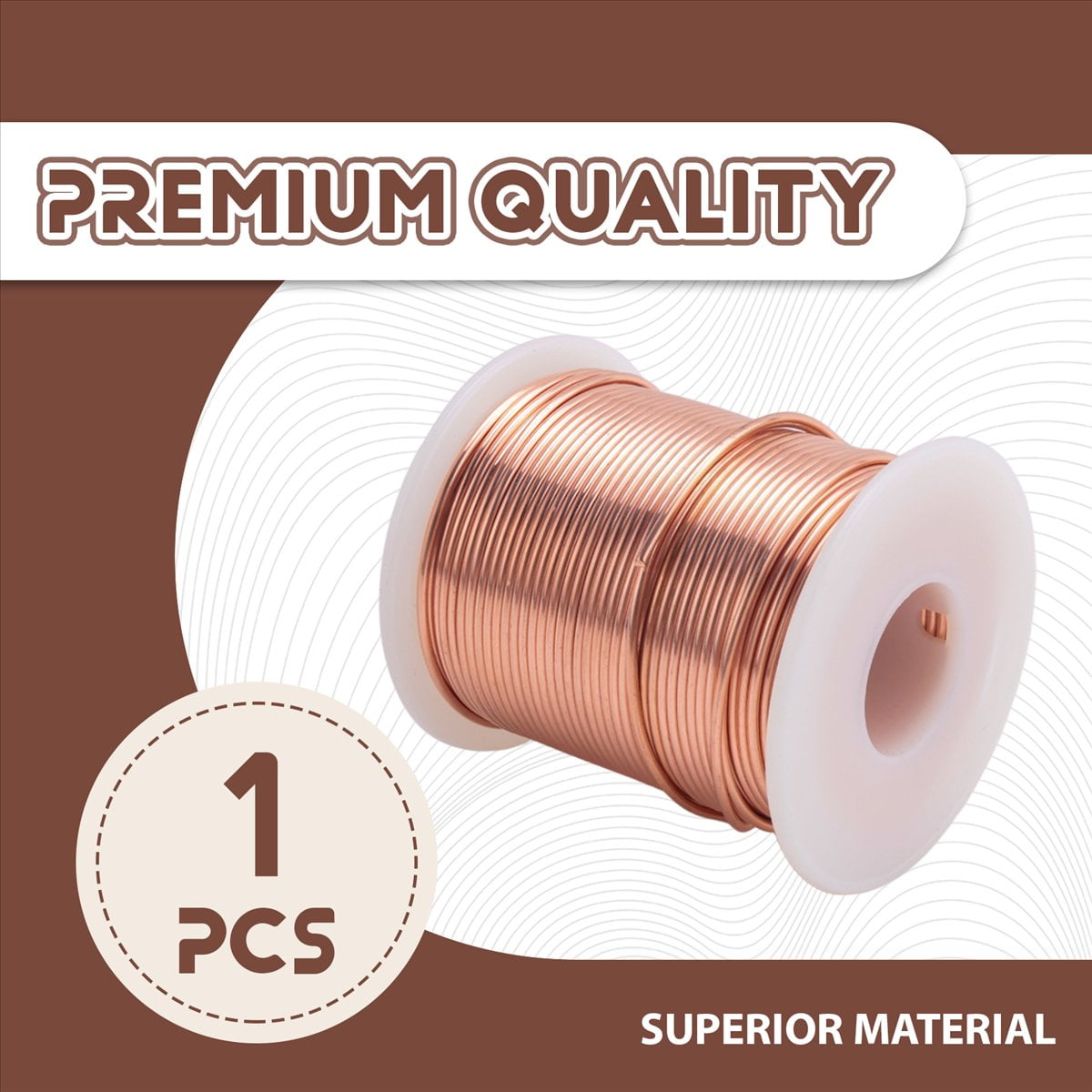 Copper Wire, 99.9% Soft Pure Bare Copper Wire for Gardening, Electroculture,16 Gauge/ 1.3 mm Diameter, 127 Feet,1 Pound