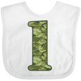 thumbnail image 3 of Inktastic Green Camo 1st Birthday Boys Baby Bib, 3 of 4