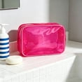 thumbnail image 2 of XINGAG Makeup Bag, Clear Cosmetic Bag, Zippered Toiletry Carry Pouch, Transparent Organizer Case for Makeup and Toiletries, Multipurpose Storage Bag for Travel, Bathroom and Daily Organization, 2 of 4