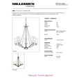 thumbnail image 5 of 3155-RBZ-Millennium Lighting-Durham - 5 Light Chandelier-26 Inches Tall and 25 Inches Wide-Rubbed Bronze Finish    -Traditional Installation, 5 of 5