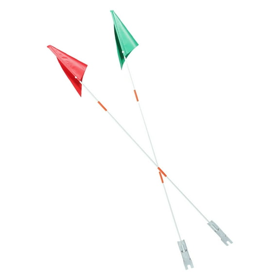 2 Pcs Bicycle Flagpole Bike Safety Flag for Riding Car Flag Cycling Flag Glass Fiber 125.00X27.50X1.00CM