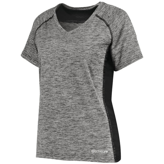 Holloway Sportswear S Womens Electrify Coolcore® Tee Black Heather 222771