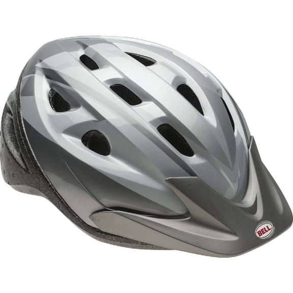 Bell Sports True Fit Bicycle Helmet - Ages 14 & Up - 1 Piece, Silver