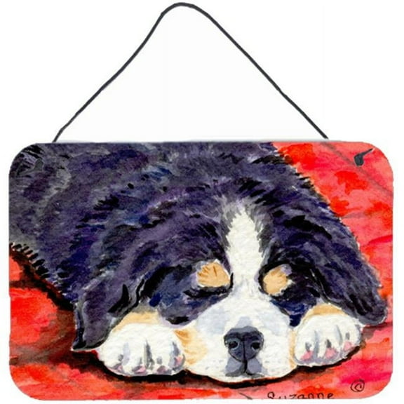 Bernese Mountain Dog Indoor Aluminium Metal Wall Or Door Hanging Prints