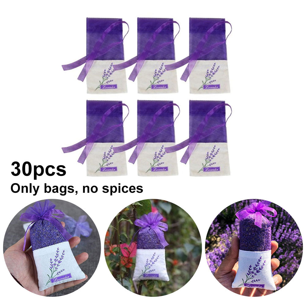Details about   30PCS Empty Sachet Bags Portable Lavender Fragrance Bags for Storage Spice 