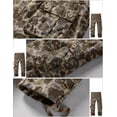 thumbnail image 4 of Matchstick Men's Retro Relaxed Plus Size Cargo Pants with Multi Pockets, 4 of 7