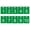 Green, variant on 10PCS Rectangle Number Tags 1-10, 3x4CM Number Key Tags Plastic Numbered with Hole for Organizer Drawing Prizes Field Sales Clothes Labels, White