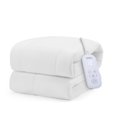 thumbnail image 1 of Sunbeam Quilted Electric Heated Mattress Pad 12 Heat Settings Auto Shut-Off Fast Heating White Twin 39 x 75, 1 of 20