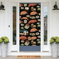 thumbnail image 3 of Japanese Sushi Black Door Banner Decorative Welcome Door Covers Sign Pattern Front Door Sign Banner Party Background Banner Backdrop Porch Hanging Sign Party Supplies, 3 of 8