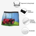 thumbnail image 3 of Fuzoiu Tractor on farming land Print Men's Ultra Breathable Underwear,No Riding Up Boxer Briefs with ComfortFlexible Waistband-XX-Large, 3 of 5