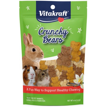 UPC: 0051233202808 | Vitakraft Crunchy Bears Small Animal Treat – Fun  Oven-Baked  4oz