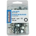 thumbnail image 2 of 100 Pack 5/16-18 #2 Zinc Plated Nylon Insert Coarse Lock Nuts, 2 of 2