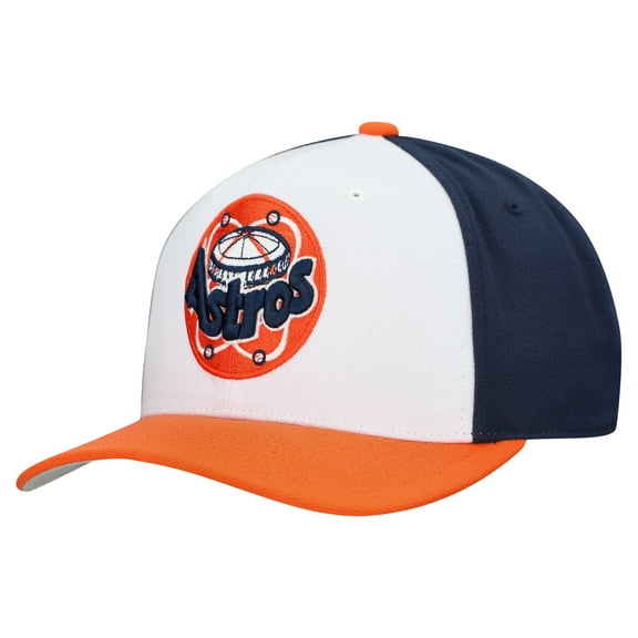Unisex-Mitchell & Ness  White Houston Astros Basic Coop Pro Adjustable Hat