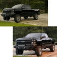 thumbnail image 3 of Vijay Compatible with 2014-2015 Chevrolet Silverado 1500 Front Bumper Textured Black Steel with Light and D-ring, 3 of 7