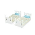 thumbnail image 5 of Melissa & Doug Mine to Love Wooden Play Bunk Bed for Dolls, Stuffed Animals - White (2 Beds, 17.4”H x 9.1”W x 20.7”L Assembled and Stacked), 5 of 10