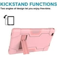 thumbnail image 6 of FIEWESEY for Vankyo matrixpad S20 10" Case,Hybrid Heavy Duty Shockproof Rugged Protective Case for Facetel Q3 Pro/TOSCIDO P20/P101/TOPELOTEK MID1001S/VUCATIMES N20/DUODUOGO Tbalet 10 Inch(Rose Gold), 6 of 7
