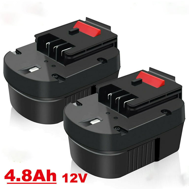 2 Pack HPB12 3600mAh Ni-Mh Replacement Battery Compatible with Black and  Decker 12V Battery A1712 A12 A12-XJ A12EX FS120B FSB12 Firestorm