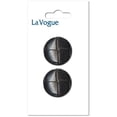 thumbnail image 1 of LA VOGUE 25 mm (0.98 in) Shank Button - Black, 1 of 2