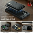 thumbnail image 3 of For Samsung Galaxy S25 Ultra S25Plus  Phone Case Wallet Case with Card Holder Magnetic For Samsung Galaxy S25 Leather Phone Cases, 3 of 10
