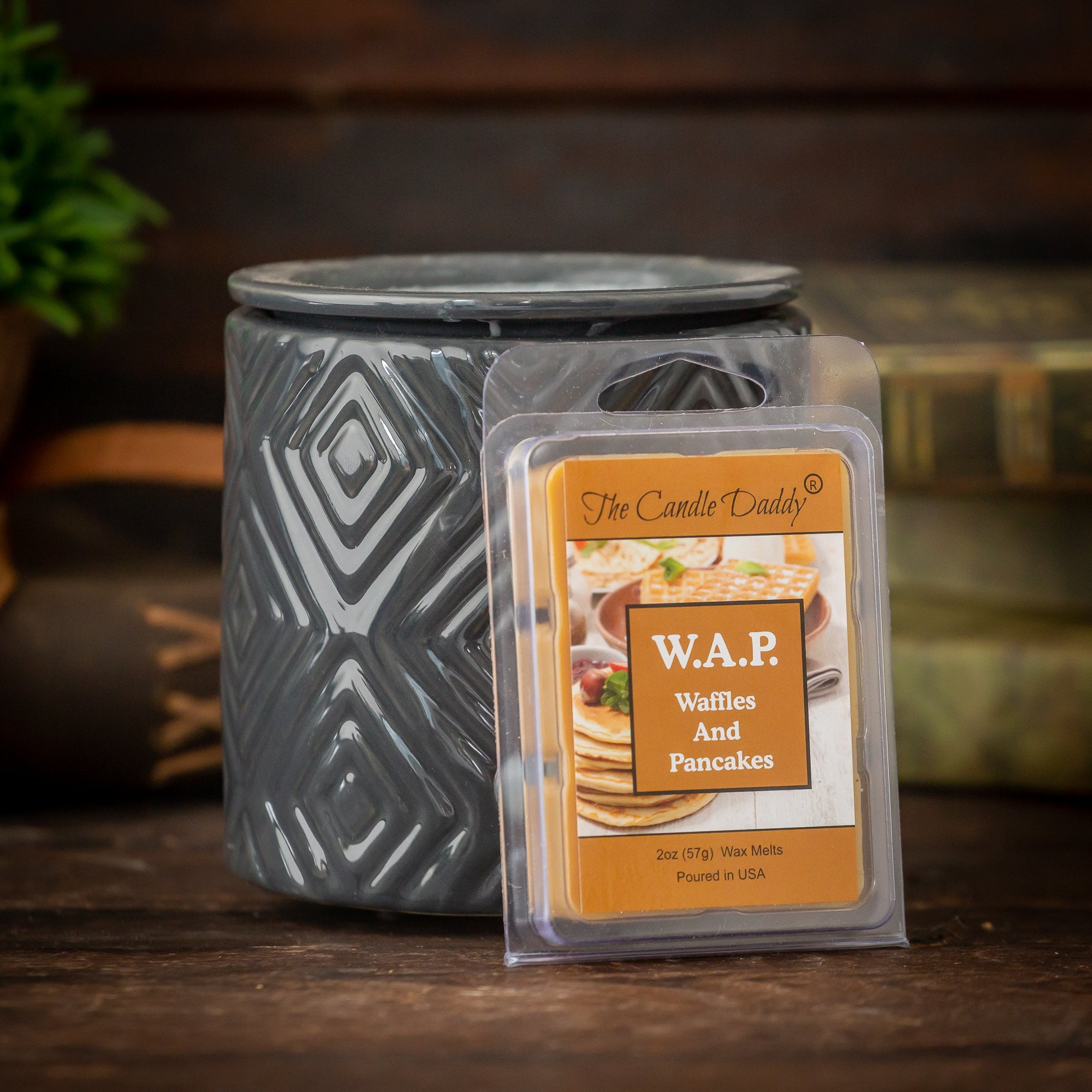 W A P Waffles And Pancakes Waffles And Pancakes With Syrup And Butter Scented Melt Maximum Scent Wax Cubes Melts 1 Pack 2 Ounces 6 Cubes Wap Walmart Com Walmart Com