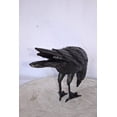 thumbnail image 3 of Raven Looking Down Bronze State - Size: 19"L x 5"W x 11"H., 3 of 12
