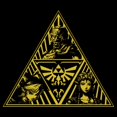 thumbnail image 2 of Boy's Nintendo The Legend of Zelda Triforce Characters  Graphic T-Shirt, 2 of 5