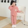 thumbnail image 2 of Gerichy Toddler Baby Boy Clothes Fall Winter Outfit, Toddler Girls Boys Winter Long Sleeve Cartoon Bear Prints Tops Pants 2PCS Outfits Clothes Set For Children Clothes Sports, 2 of 4