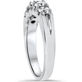 thumbnail image 3 of Pompeii 1ct Diamond Wedding Ring Anniversary Stackable Band 14K White Gold (H-I,I1-I2), 3 of 6