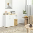 thumbnail image 2 of HOMCOM Buffet Moderne de Cuisine avec 2 Tiroirs et 3 Portes, 2 of 10