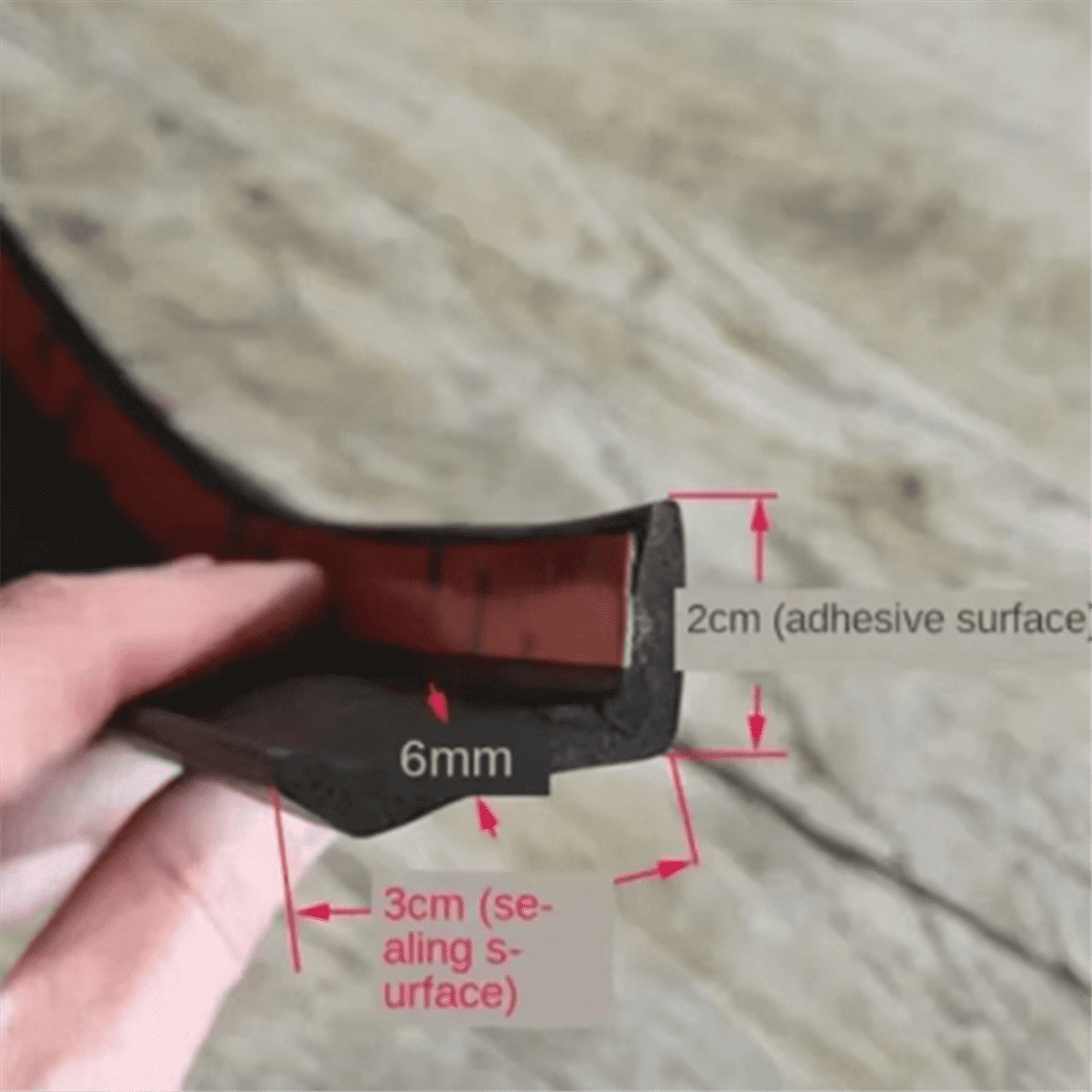5m Garage Rolling Gate Bottom Sealing Strip Door Side Bottom Waterproof Rubber Dust-Proof Anti Rat Door God Stopper