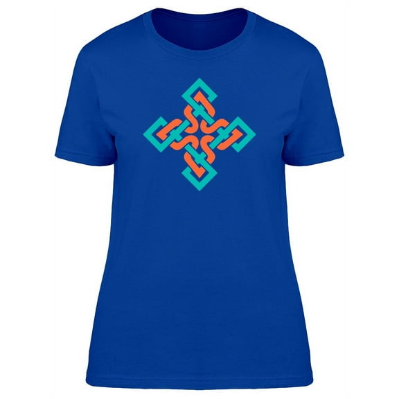 Celtic Cross Colors T-Shirt Women -Image by Shutterstock, Female Small