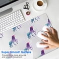 thumbnail image 4 of Long Mouse Pads for Desk,Watercolor Unicorn Pattern Desk Mats on Top Of Desks, Desk Mouse Pad Extra Large with 3mm Non-Slip Base and Stitched Edge for Gaming,Office,Work,Home 31.5"x11.8", 4 of 6