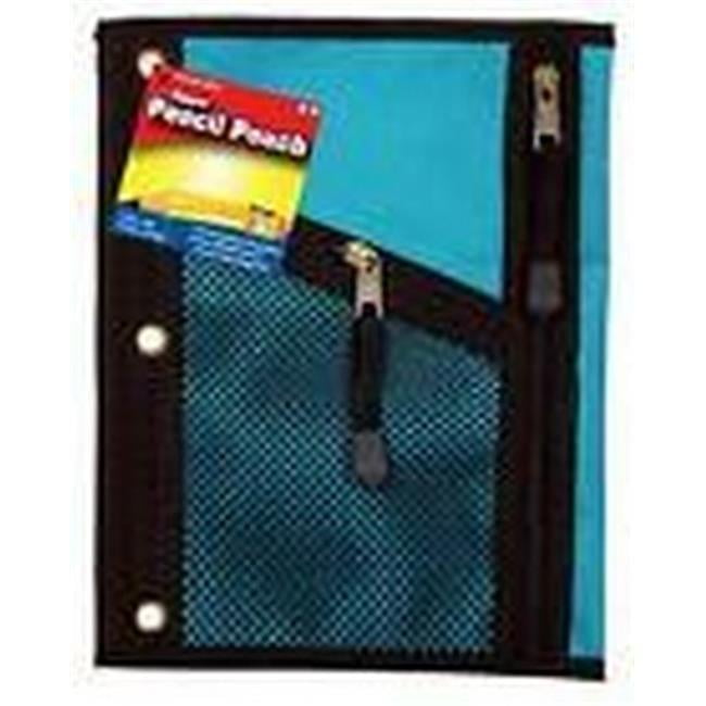 Merchandise 65493438 Nylon Pencil Pouch Diagonal Mesh Front Assorted