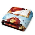 thumbnail image 4 of The Lion King Blanket, Soft Cozy Fluffy Plush Throw Blanket for Boys Girls Young Adults, Warm Flannel Blanket for Living Room Bedroom Couch Bed 30"x40", 4 of 8