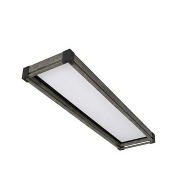 Commercial Electric Sebastian 48"x13" Farmhouse LED Flush Mount Ceiling Light