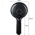 thumbnail image 5 of Automatic Led Shower Head 3 Colors Led Change Temperature Display Gradual Changing Water Glow Bathroom Pressurized,Chrome,Black,M, 5 of 6