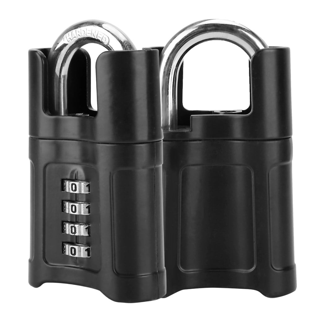 Pack Of 10 Asec Security Coloured Combination Padlocks 40mm 4 Wheel