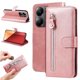 thumbnail image 1 of Estuche de Cuero PU con Cierre para Xiaomi Poco M6 Pro 4G , Funda Protectora con Billetera y Correa, 1 of 6