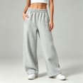 thumbnail image 2 of XINXIAOO Unisex Boys Girls Sweatpants Active Fit Elastic Waist Jogger Sweatpants with Pockets Boys Athletic Pants Grey Pants Toddler Joggers Size 13-14 Years, 2 of 9