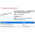thumbnail image 2 of Fuel Injection Harness - Compatible with 1994 - 2003 International 2574 1995 1996 1997 1998 1999 2000 2001 2002, 2 of 2
